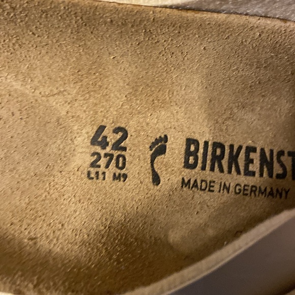 Birkenstock Arizona BigBuckle Natural Leather Patent W11 M9 High Shine New Beige
